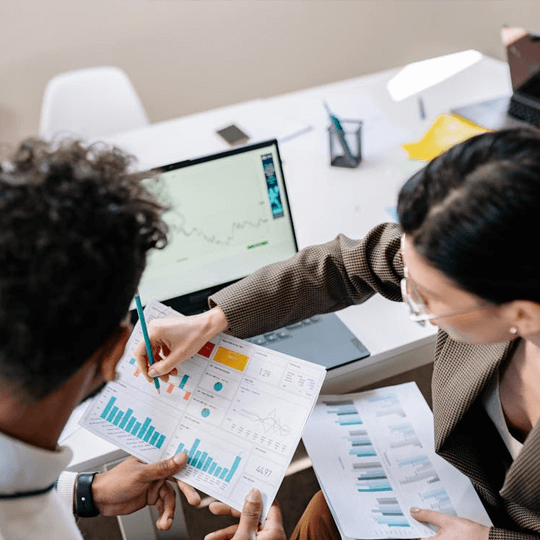 Oxelvian Illustration der Leistungsanalyse